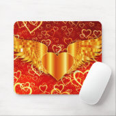 Tapis De Souris Golden Wings Mousepad (Avec souris)