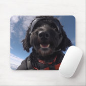 Tapis De Souris Goldendoodle Skydiving Pad (Avec souris)