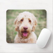 Tapis De Souris Goldendoodle souriant (Avec souris)