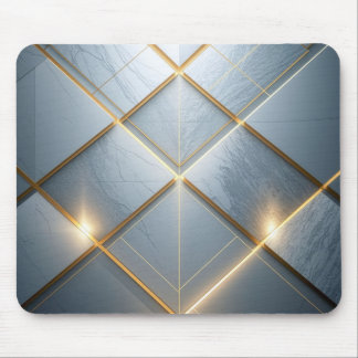 Tapis De Souris Goldene Geometrie Marmor Luxus Muster