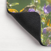 Tapis De Souris Goldfinch sur Harebell Flower (Coin)