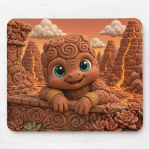 Tapis De Souris Golem Bébé Mignon, Mythique