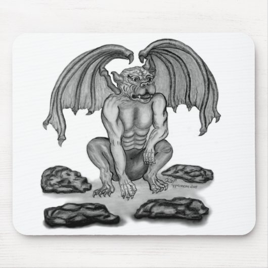 Tapis De Souris GOLEM - Gargoyle (Devant)