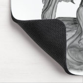 Tapis De Souris GOLEM - Gargoyle noir et blanc (Coin)