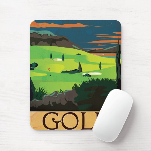 Tapis De Souris Golf (Avec souris)