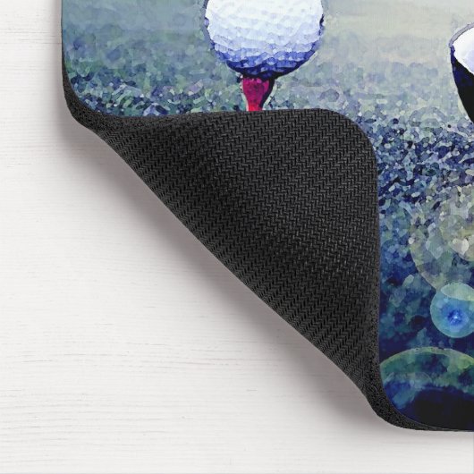 Tapis De Souris Golf Ball & Bat (Coin)
