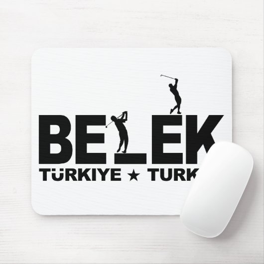 Tapis De Souris GOLF BELEK mousepad - noir (Avec souris)
