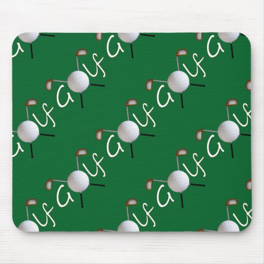 Tapis De Souris Golf Carrelé Mousepad (Devant)