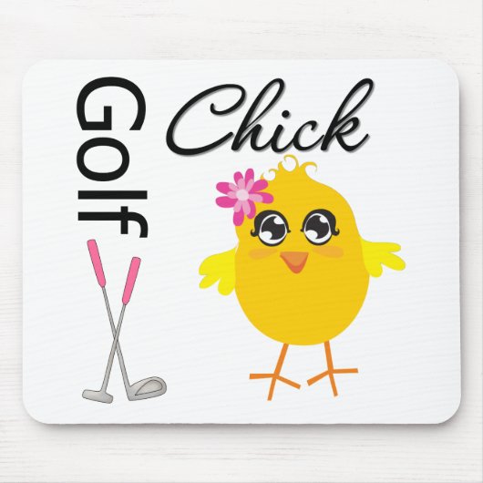 Tapis De Souris Golf Chick (Devant)