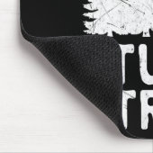 Tapis De Souris Golf de disque drôle d'arbre stupide Frisbee Golf (Coin)