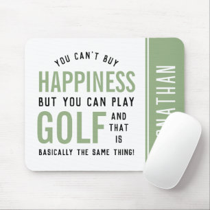 Tapis De Souris Golf est le bonheur Funny Golf Lover cadeaux