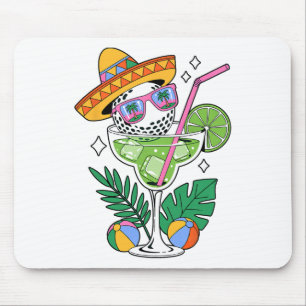Tapis De Souris Golf Margarita Sombrero Tropical Funny Cinco De Ma
