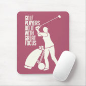 Tapis De Souris GOLF PLAYER mousepad personnalisé (Avec souris)