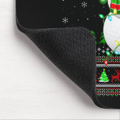 Tapis De Souris Golf Snowman Ugly Christmas Sweaters Golfing Golfe (Coin)