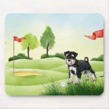Golf Souris avec Schnauzer