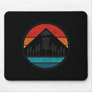 Tapis De Souris Golf sur disque vintage Rolf Rétro Frisbee Golfeur