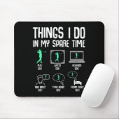 Tapis De Souris Golf Things I Do In My Spare Time Golfer Kids Boys (Avec souris)