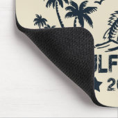 Tapis De Souris Golfe d'Amérique pêche drapeau patriotique américa (Coin)