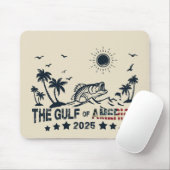 Tapis De Souris Golfe d'Amérique pêche drapeau patriotique américa (Avec souris)