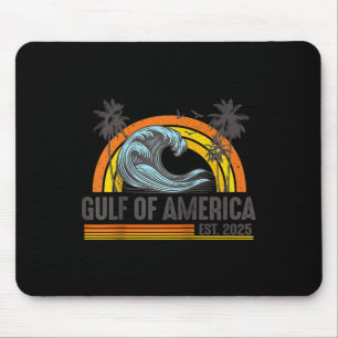 Tapis De Souris Golfe des États-Unis Plage Vintage Amériques Golfe