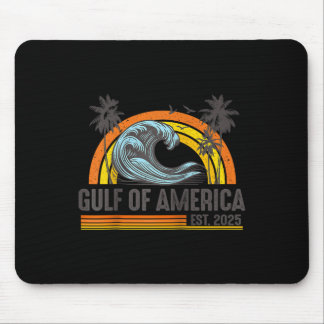 Tapis De Souris Golfe des États-Unis Plage Vintage Amériques Golfe