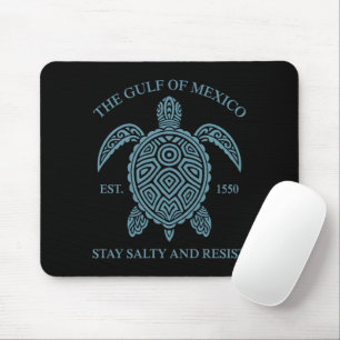 Tapis De Souris Golfe Du Mexique ESTD 1550 Séjournez Salé Et Résis
