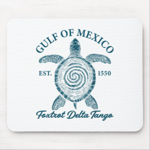 Tapis De Souris Golfe Du Mexique Foxtrots Deltas Tangos Golfe Du M