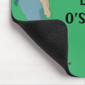 Tapis De Souris Golfer Putting Ball Thème Vert (Coin)