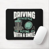 Tapis De Souris Golfeur de disque conduisant avec style Golf de di (Avec souris)