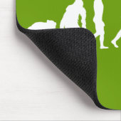 Tapis De Souris Golfeurs d'évolution de golf jouant au golf le (Coin)