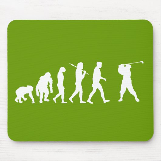 Tapis De Souris Golfeurs d'évolution de golf jouant au golf le (Devant)
