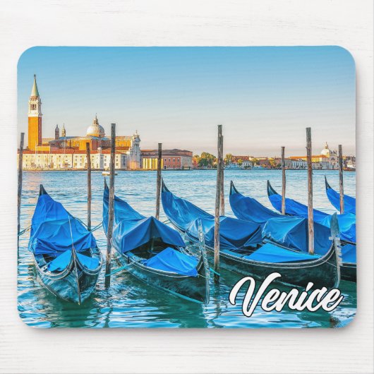 Tapis De Souris Gondolas En Belle Venise, Italie (Devant)