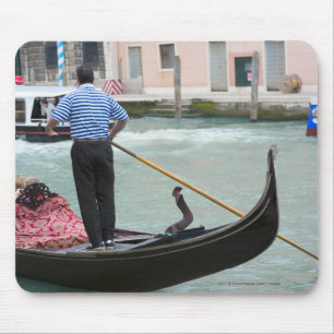Tapis De Souris Gondoles dans le canal de Venise