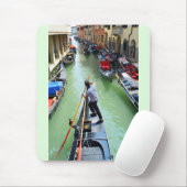 Tapis De Souris Gondolier à Venise (Avec souris)