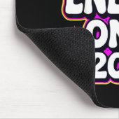 Tapis De Souris Good Energy Only 2026 Retro Bubble Letter Design  (Coin)