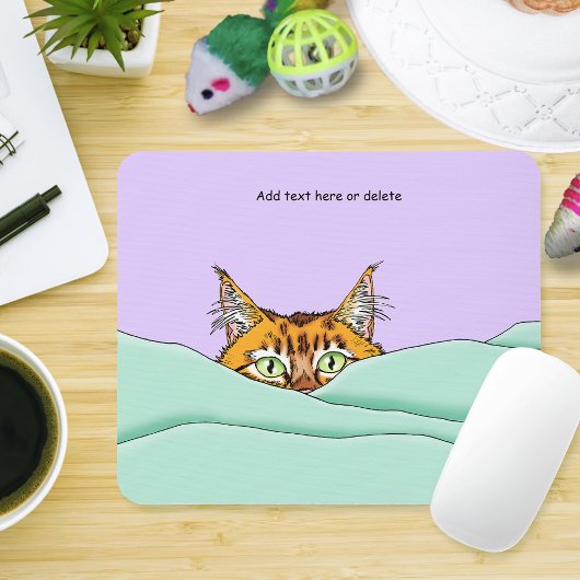 Tapis De Souris Good Morning Orange Cat Funny