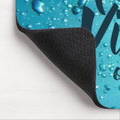 Tapis De Souris Good Vibes et Cool Blue Water (Coin)