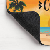 Tapis De Souris Good Vibes illustré orange uniquement (Coin)