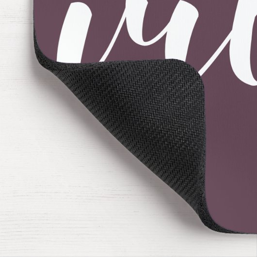 Tapis De Souris Good Vibes uniquement Affirmation Positivité Purpl (Coin)