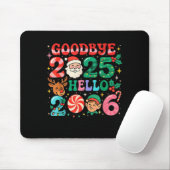 Tapis De Souris Goodbye 2025 Hello 2026 Cute Christmas New Year  (Avec souris)