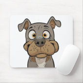 Tapis De Souris "Goofy Pup Love - Drôle chien Mousepad cadeau pour (Avec souris)