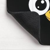 Tapis De Souris Googly-eyed Turkey With Leopard Bow, Funny Cartoon (Coin)