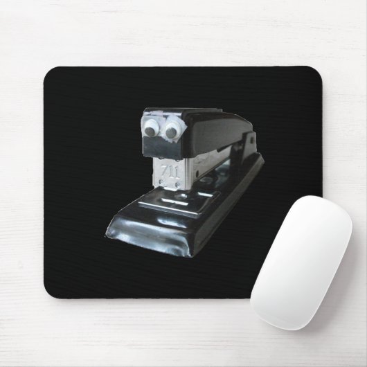 Tapis De Souris Googly-yeux Stapler Mousepad (Avec souris)