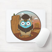 Tapis De Souris Gopher de Buffalo dans le désert (Avec souris)