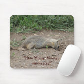 Tapis De Souris Gopher drôle, Mousepad faune chien des Prairies (Avec souris)