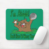 Tapis De Souris Gopher et la balle de golf (Avec souris)