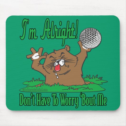 Tapis De Souris Gopher et la balle de golf (Devant)