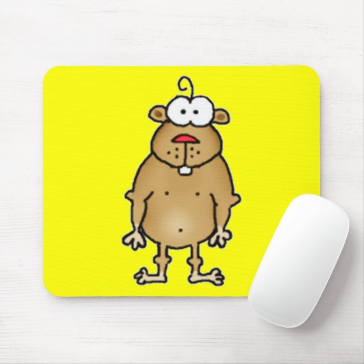 Tapis De Souris Gopher Mousepad de bande dessinée (Avec souris)