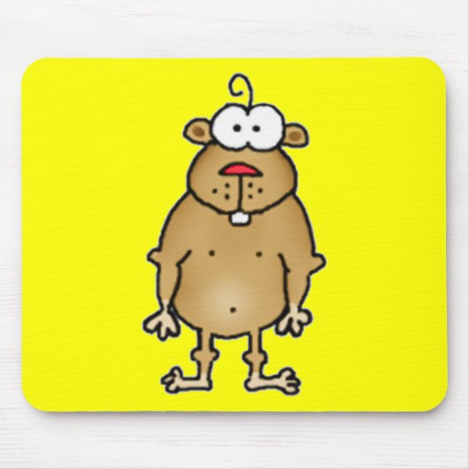 Tapis De Souris Gopher Mousepad de bande dessinée (Devant)
