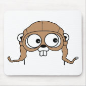 Tapis De Souris Gordon le Gopher Mousepad de Golang (Devant)